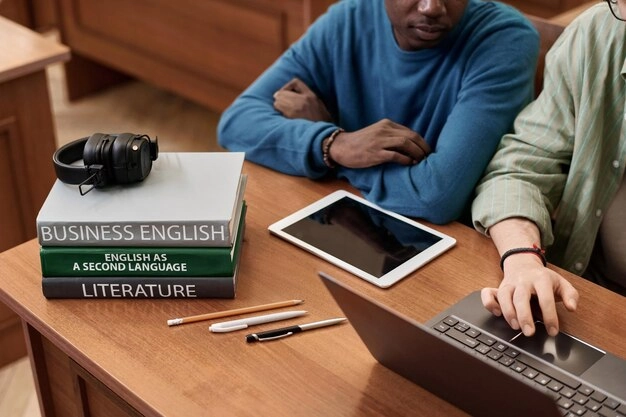 A university student in Dubai receiving help with coursework and academic homework