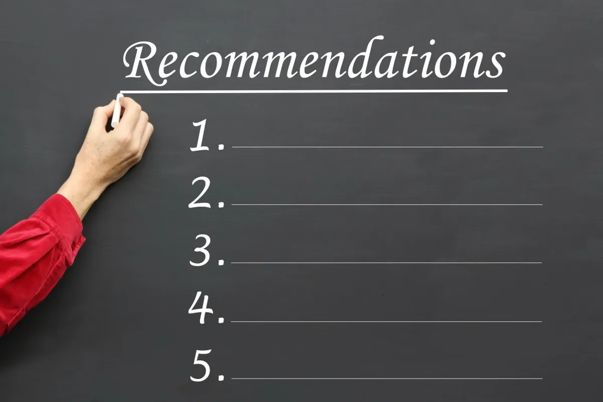 Recommendations