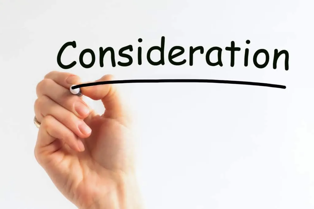 Special Considerations