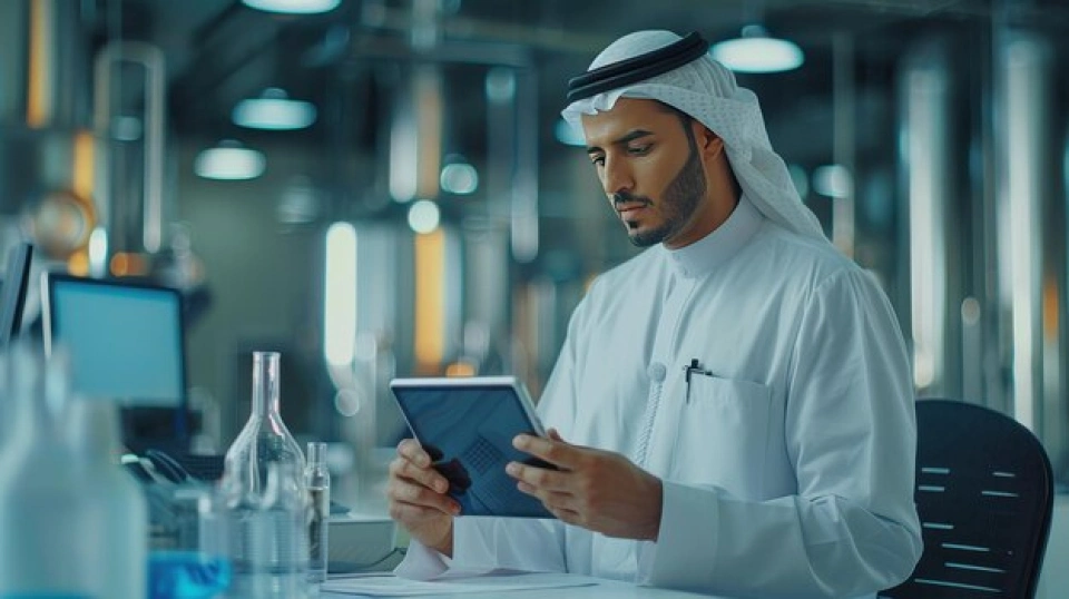 Student using data analysis help in Ajman while reviewing a validated research instrument for academic research and statistical analysis.