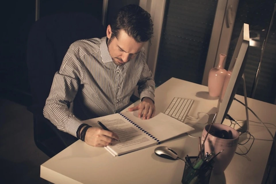 Professional academic writer preparing portfolio commentary for a student using portfolio writing help in Ajman.