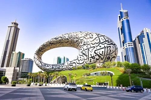 A university student in Dubai working privately on a literature review with academic writing support